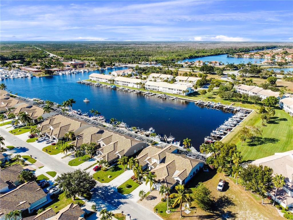 Drone photo of Stella Maris condominiums in Naples, Florida